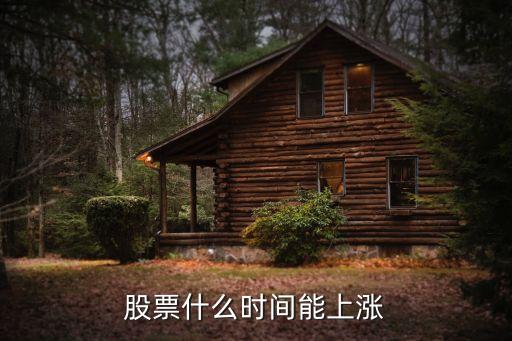 股票什么时间能上涨