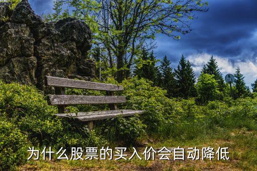 为什么股票的买入价会自动降低