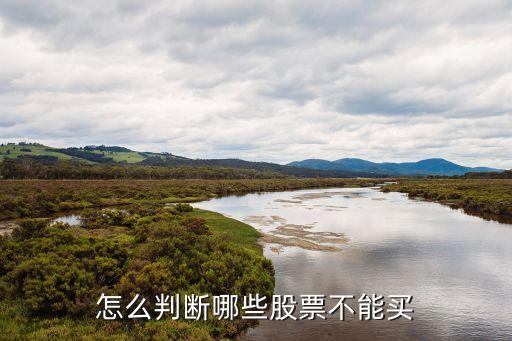 什么股票不适合定位买，怎么判断哪些股票不能买