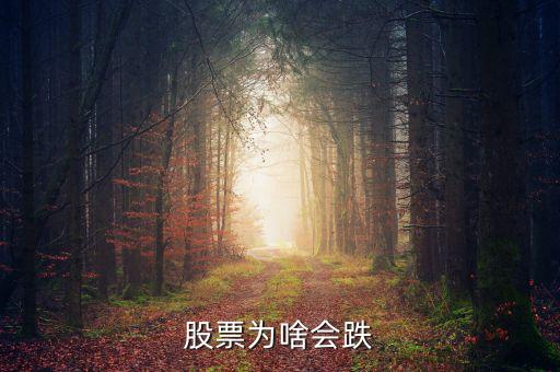 股票为啥会跌