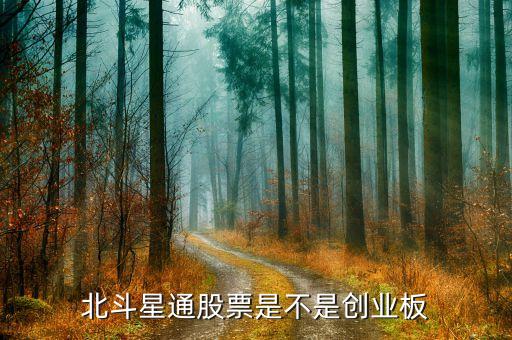 北斗星通股票是不是创业板