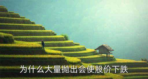 为什么大量抛出会使股价下跌