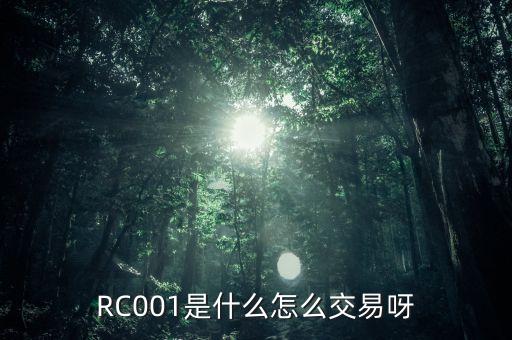 rc001是什么股票，GC001跟Rc001这两个股票有什么区别