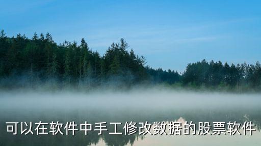 可以编辑的股票软件叫什么，哪一款手机炒股软件可以自编选股指标