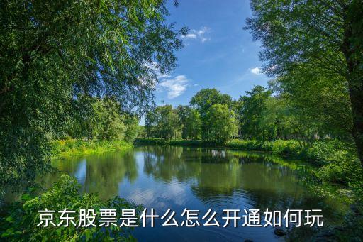 京东金融股票有什么用啊，京东股票APP是干嘛的