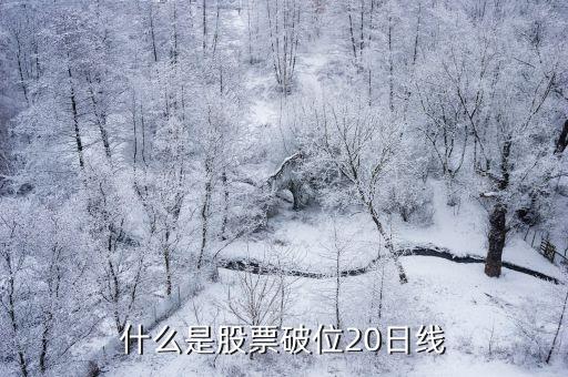 什么是股票破位20日线