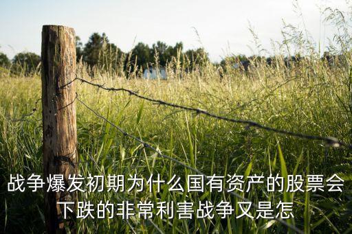 战争爆发初期为什么国有资产的股票会下跌的非常利害战争又是怎