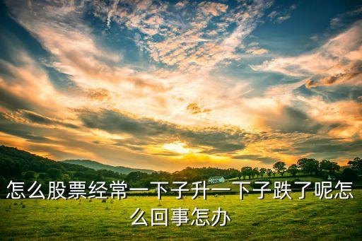 为什么股票每次都反弹一下，股票的价格为啥每天会上下波动