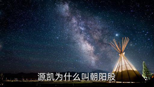 源凯为什么叫朝阳股