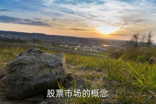 股票市场的概念
