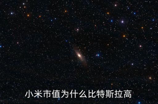 小米市值为什么比特斯拉高