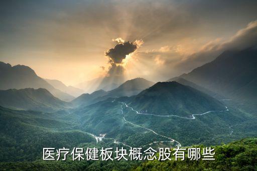 医疗保健板块概念股有哪些