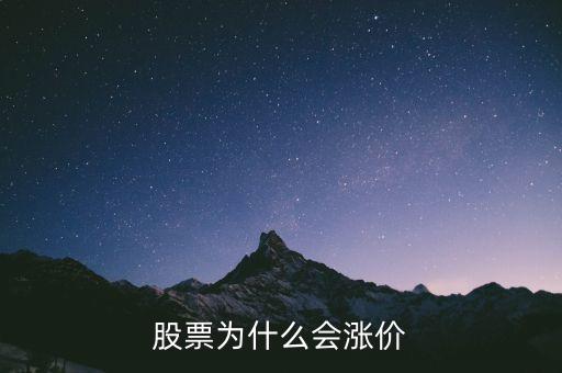 股票为什么会涨价
