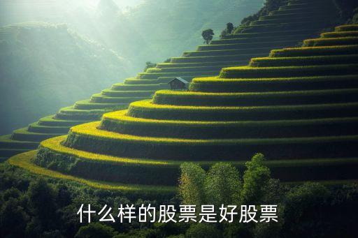 什么样的股票是好股票
