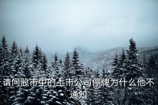 股票停牌为什么不通知买家，连续停牌的股票满了5天不发出公告是什么原因