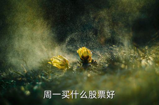 周一买什么股票好