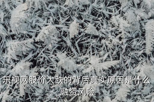 乐视网股价大跌的背后真实原因是什么 融资风险