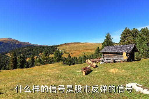 什么样的信号是股市反弹的信号