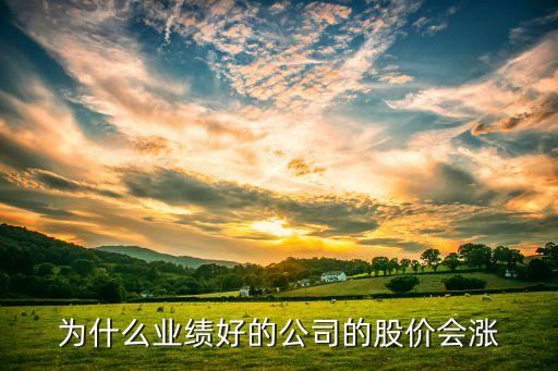 为什么业绩好的公司的股价会涨