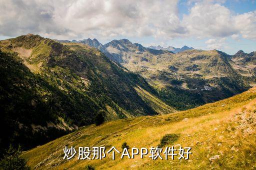 炒股那个APP软件好