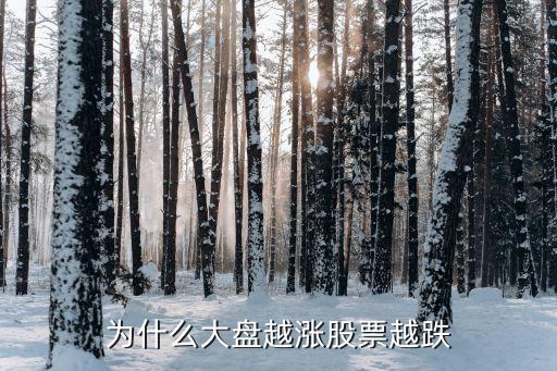 为什么大盘涨小盘股票会跌，为什么大盘越涨股票越跌
