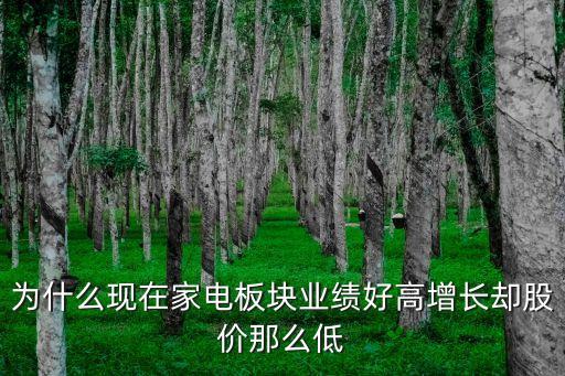 家电股票为什么最近一直跌，美的格力股票为什么跌