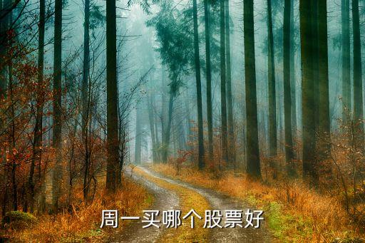周一买哪个股票好