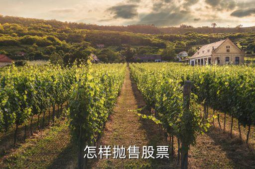 怎样抛售股票