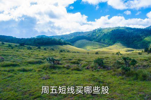 周五短线买哪些股