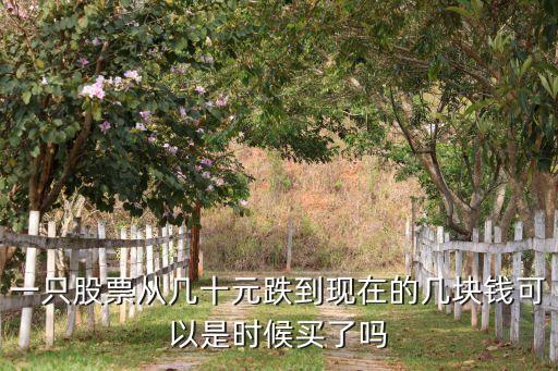 股票都跌成什么样了还能买，股票跌了8以上还能买吗