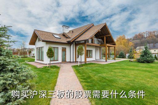 买老三板股票的条件是什么，现在能开户买老三板股票吗