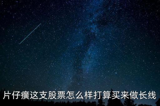 片仔癀股票是什么样的，片仔癀这股票怎么样啊