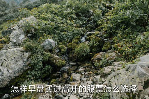 早盘股票的选股风格是什么，早盘竞价选股法盘尾选股法步奏谁有教程麻烦发给我谢谢