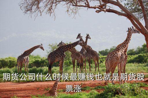 期货公司什么时候最赚钱也就是期货股票涨