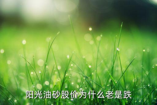 阳光油砂股价为什么老是跌